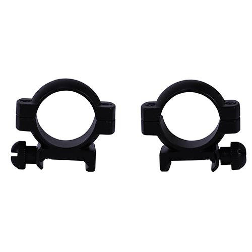 Aluminum Ring Pair - 1" Main-Tube, Medium, Matte Black