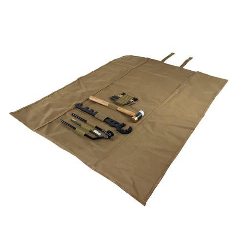 AR15-M4 Gunsmithing Tool Kit - Tan Roll-Up Cleaning Mat