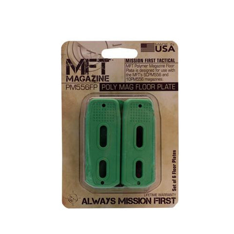 Polymer Mag Floor Plate - Green, Per 6