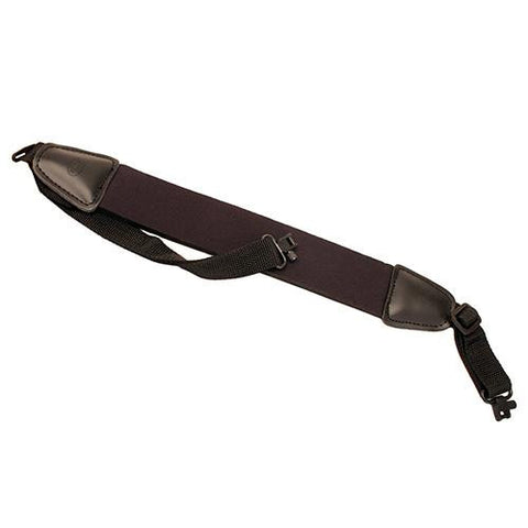 Rifle Sling - Black Neoprene with Swivels