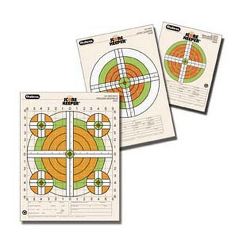 Score Keeper Fluorescent Targets - 50yd Notebook Target (Per 12)