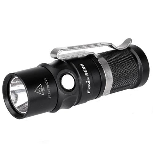 RC09, 550 Lumens, Magnetic Charging Flashlight, Black