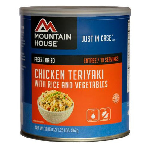 Entrees - Chicken Teriyaki with Rice, 10 Servings