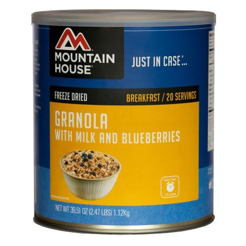 Breakfasts - Granola with Milk and Blueberries, 20 Servings