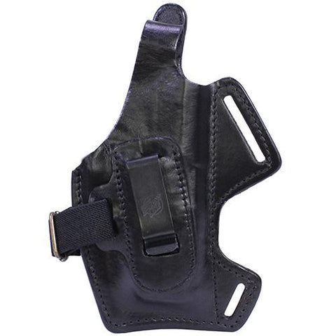 Fast Draw 5 Way Leather Shoulder Holster - H&K P2000, Black, Right Hand