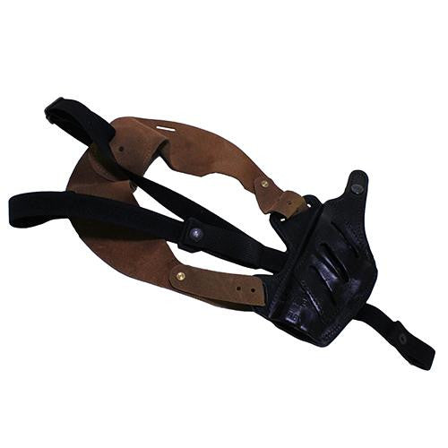 Fast Draw 5 Way Leather Shoulder Holster - Sig Sauer P226, Black, Right Hand