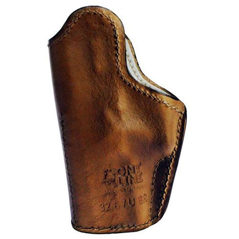 Inner Waistband Leather Holster - Wal;ther PPX Up to 5" Barrel, Brown, Right Hnd