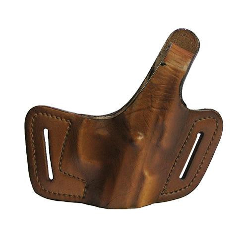 Belt Slide Leather Holster - CZ 75 Compact, Brown, Right Hand