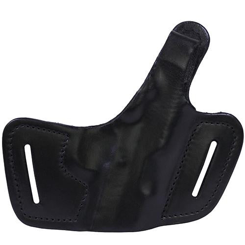 Belt Slide Leather Holster - Colt Commander, Black, Right Hand