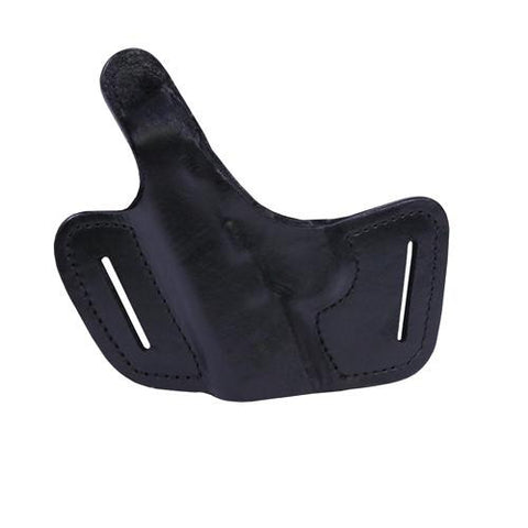 Belt Slide Leather Holster - Colt Commander, Black, Left Hand