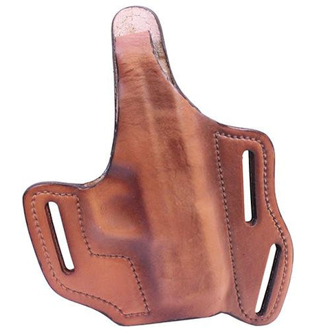 Multi Purpose Pancake Leather Holster - Smith & Wesson M&P Shield, Right Hand, Brown