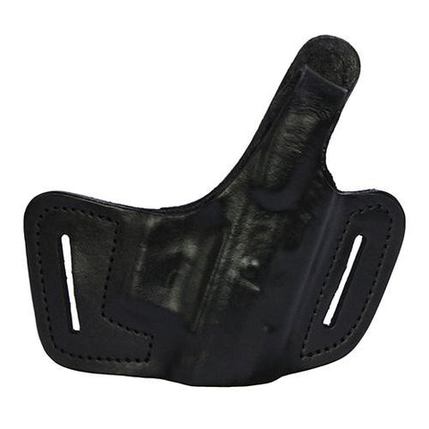 Belt Slide Leather Holster - CZ 75 P07 Duty, Black, Right Hand