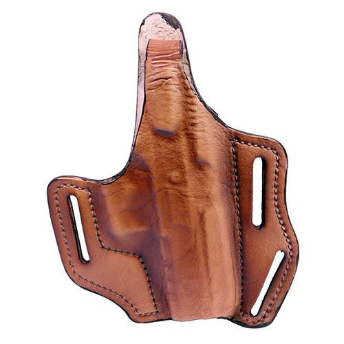 Multi Purpose Pancake Leather Holster - CZ 75 P07 Duty, Brown, Right Hand