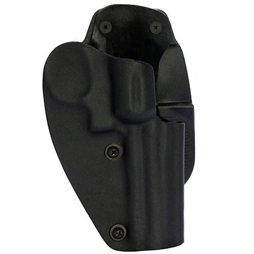 Open Top Kydex Holster - .357 Revolver with 4" Barrel, Black, Right Hand