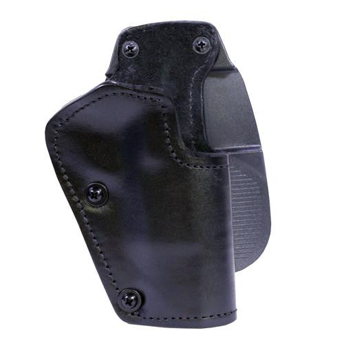 3 Layer Synthetic Leather Paddle Holster - Browning Hi Power, Black, Right Hand