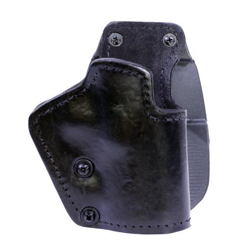 3 Layer Synthetic Leather Paddle Holster - Glock 20-21, Black, Right Hand