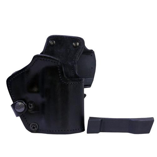 3 Layer Synthetic Leather Belt Holster - H&K P2000, Black, Right Hand