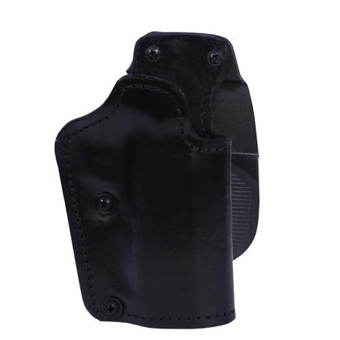 3 Layer Synthetic Leather Paddle Holster - CZ SP01 Shadow, Black, Right Hand