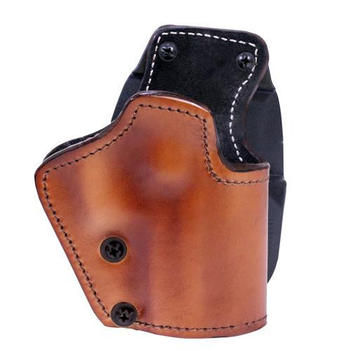 3 Layer Synthetic Leather Paddle Holster - H&K P30, Brown, Right Hand