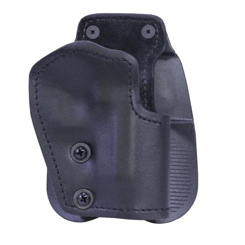 3 Layer Synthetic Leather Paddle Holster - Beretta 81-84-87, Black, Right Hand