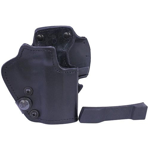 3 Layer Synthetic Leather Belt Holster - CZ 75D Compact, Black, Right Hand