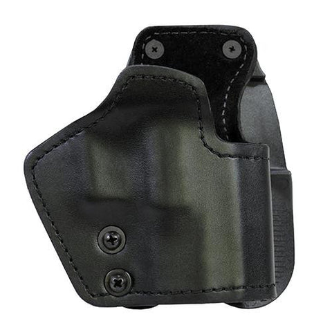 3 Layer Synthetic Leather Paddle Holster - Sprngfld XD with 3" Barrel, Black, Right Hand