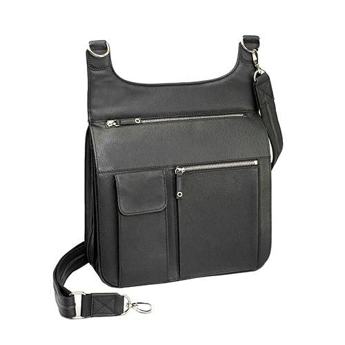 Jennifer's Traveler Crossbody Bag, Black