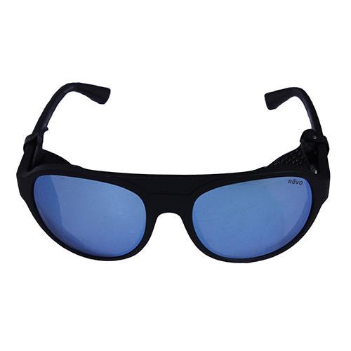 Traverse Sunglasses, Black Frame, Blue Water Serilium Lens