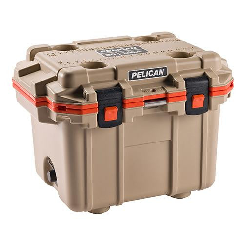 IM 30 Quart Elite Cooler - Tan-Orange