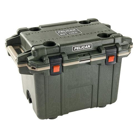 IM 50 Quart Elite Cooler - Olive Drab-Tan