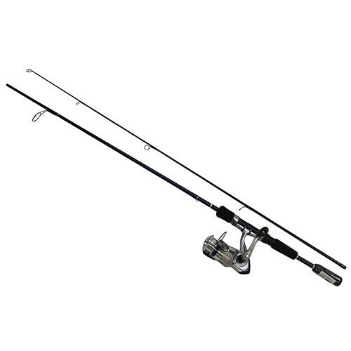 D-Shock Freshwater Spinning Combo - 2 Bearings, 5'6" Length, 2 Piece Rod, Light Power