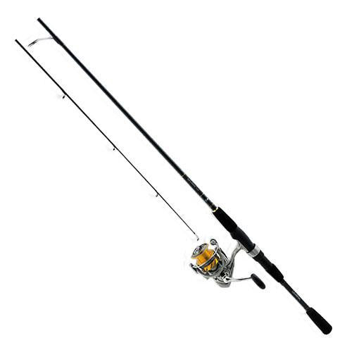 Revros Freshwater Spinning Combo - 4RB+1RB Bearings, 7' Length, 2 Piece Rod, Medium Power