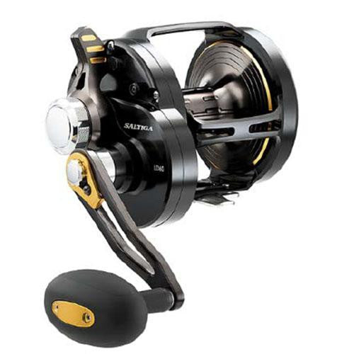 Saltiga Dog Fight Lever Drag Conventional Reel, 6.1:1 Gear Ratio, 7 Bearings, RH