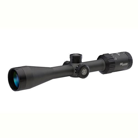 Whiskey3 SFP Hunting Riflescope - 3-9x40mm, 1" Main Tube, Illuminated QuadPlex Wire Reticle, Black