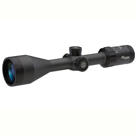 Whiskey3 SFP Hunting Riflescope - 3-9x50mm, 1" Main Tube, HellFire QuadPlex Wire Reticle, Black