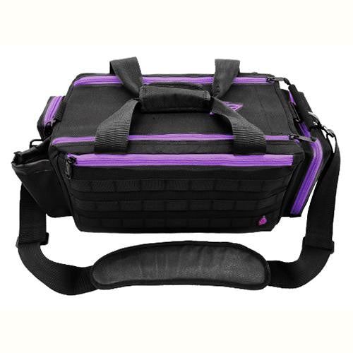 UTG All-in-1 Range-Utility Go Bag - 21" x 9" x 8", Black-Violet