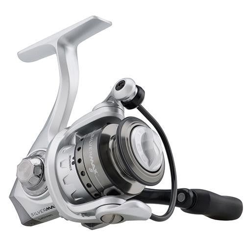 Silver Max Spinning Reel - 10, 5.2:1 Gear Ratio, 6 Bearings, 21" Retrieve Rate, Ambidextrous, Clam Pack