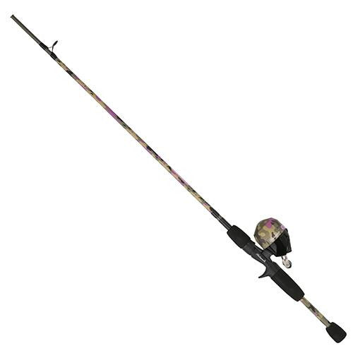 Lady Recurit Spinning Combo - 6 Reel Size, 5'6" 2pc Rod, 6-12 lb Line Rate, Medium Power