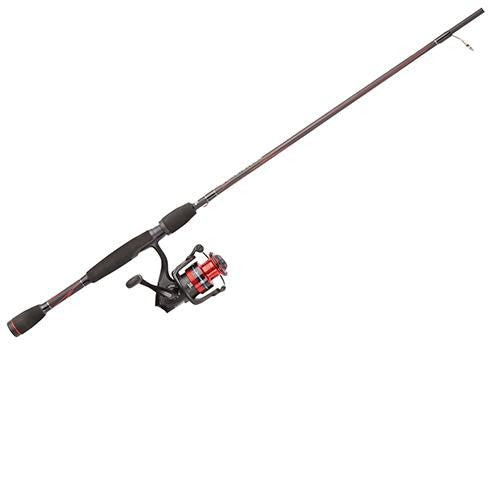 Black Max Spinning Combo - 5, 5.2:1 Gear Ratio, 5'6" Length, 2 Piece Rod, 2-8 lb Line Rate, Light Power