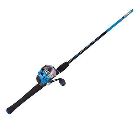 Splash Blue Spinning Combo - 10, 3.4:1 Gear Ratio, 6' Length, 2 Piece Rod, 6-14 lb Line Rate, Ambidextrous