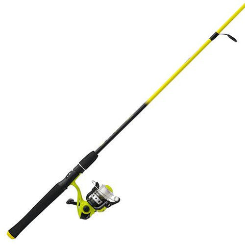 Splash Green Spinning Combo - 20, 5.3:1 Gear Ratio, 6' Length, 2 Piece Rod, 4-8 lb Line Rate, Ambidextrous