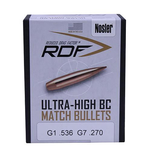 Nosler RDF - .30, 175 Grain,  Jacketed Hollow Point, Per 100