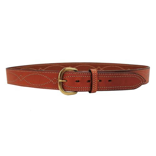 B9 Fancy Stitched Belt Tan - Tan, 34"