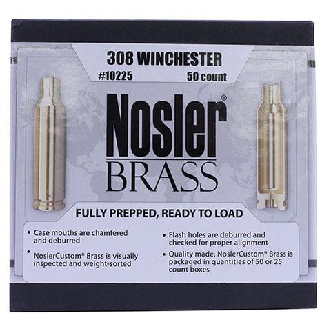 Custom Reloading Brass - 308 Winchester, Per 50