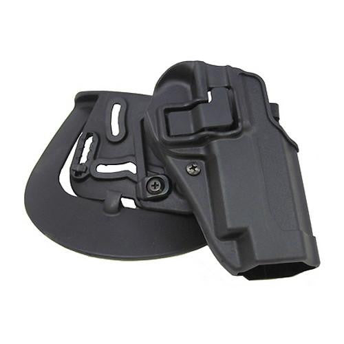 Serpa CQC, Belt & Paddle Holster, Plain Matte Black Finish - S&W 5900-4000, Right Hand