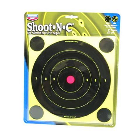 Shoot-N-C Targets: Bull's-Eye - 8" Round Target (Per 30)