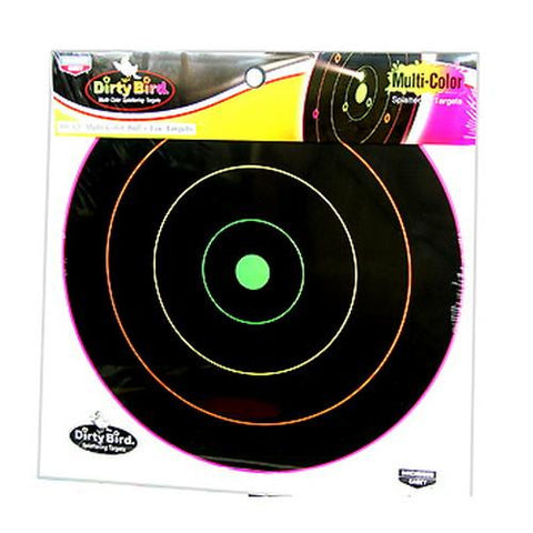 Dirty Bird Multi-Color Target - 12", (Per 10)