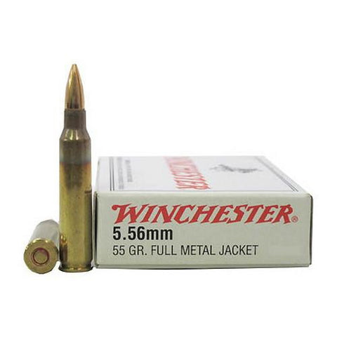 5.56x45mm NATO - USA, 55 Grains, Full Metal Jacket, Per 20