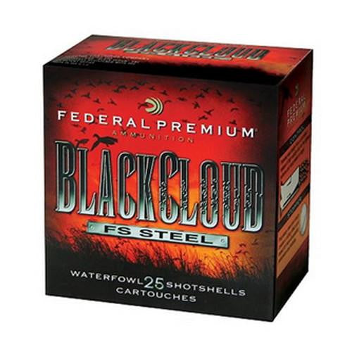 12 Gauge - Premium Black Cloud Waterfowl, 3 1-2", 1 1-2 oz, #BBB Steel Shot, Per 25