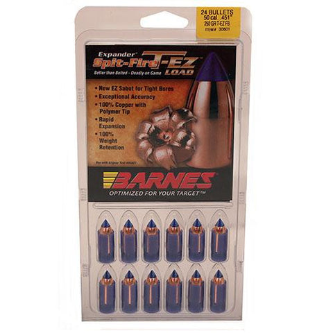 SpitFire T-EZ Muzzleloader Sabots - 50 Caliber, 250 Grains, Per 24